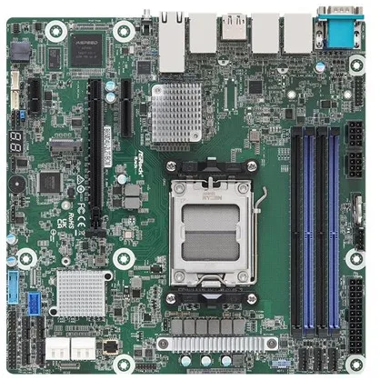 ASRock Rack B650D4U-2L2T/BCM - emolevy - micro ATX - Socket AM5 - AMD B650E Emolevy - AMD B650E - AMD AM5 -kanta - DDR5 RAM - Micro-ATX