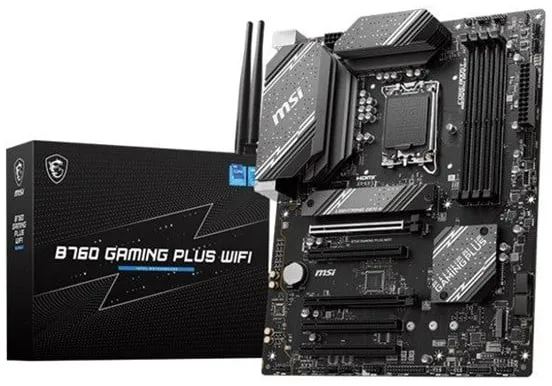 MSI B760 GAMING PLUS WIFI Emolevy - Intel B760 - Intel LGA1700-kanta - DDR5 RAM - ATX