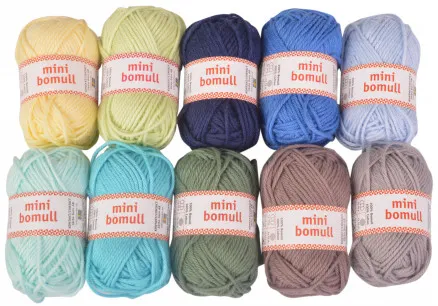 Järbo Minibomull Lanka Pakkaus 07 Baby Boy 10g - 10 kpl. - Järbo Minibomull Lanka Pakkaus 07 Baby Boy