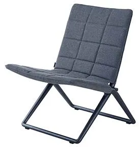 Cane-Line Traveller Lounge Taitettava tuoli - Airtouch, harmaa