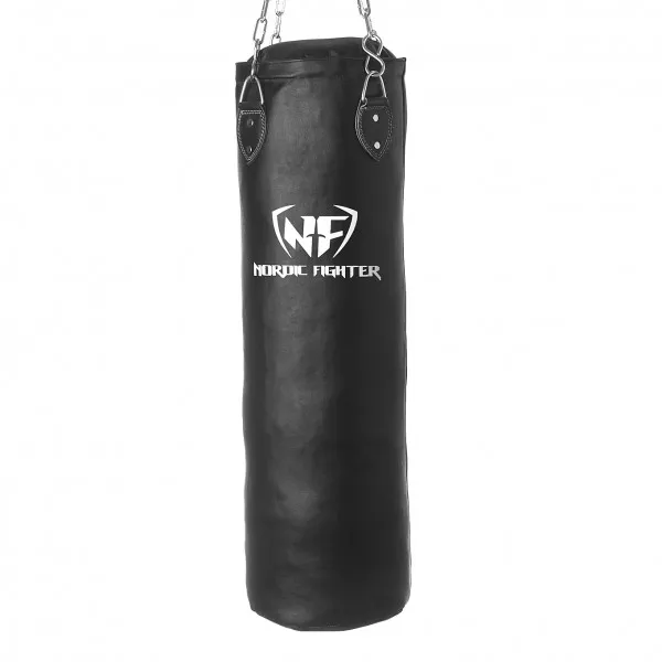 Nordic Fighter Nyrkkeilysäkki Aitoa Nahkaa 100cm 30kg