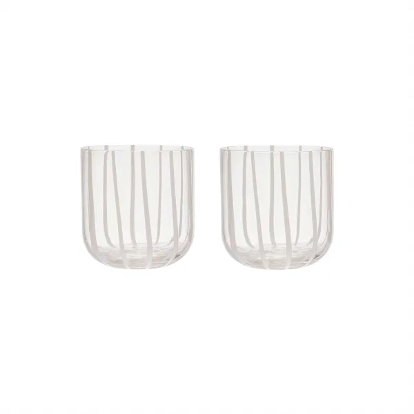 OYOY LIVING Mizu Glass - 2 kpl - Kirkas lasi